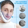 Face Care Devices EMS Lifting Device V Slimming Tightening Machine Vibration Massage Remove Double Chin Anti Cellulite Lift Belt 230418