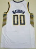 City Basketball Vintage Reggie Miller Jerseys 31 Man Earned Tyrese Haliburton 0 Bennedict Mathurin 00 Déclaration cousue Noir Bleu Marine Blanc Jaune Qualité supérieure