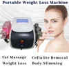 Portable Weight Loss Body Slimming Machine RF Cavitation Fat Massage Laser Lipo Abdominal Cellulite Removal 6 In 1 Multifunctional Use