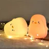 Lampenschirme Silikon Touch Sensor Nachtlicht Wiederaufladbare 7 Farben USB Lade LED Nachtlampe Für Kinder Baby Weihnachtsgeschenk 230418