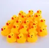 Fashion Bath Water Duck Toy Baby Small DuckToy Mini Yellow Rubber Ducks Children Swimming Beach Gifts 460Q