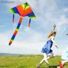 Acessórios para pipa Férias de verão ao ar livre brincando brinquedos grande pipa com cauda colorida arco-íris kite esportes físicos brinquedo ao ar livre para crianças 77HDL231118