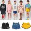 Shorts Kids Tshirts Summer Fashion BC Söt barns skjortor Tecknad tonåringar Kläder Bobo Boys and Girls Clothing Set 230418