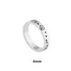 Fashion Unisex Anello di lusso per uomini Donne unisex Ghost Designer Rings Jewelry Sliver Colore P9RS#