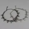 Braccialetti con ciondoli Punk Spike Girocolli Collare per donna Uomo Gotico Harajuku Rivetti Collane girocollo Kpop Rock Catene Collana Gioielli alla moda