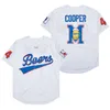 Movie Baseball Beers 17 Doug Remer Jerseys 44 Joe Coop Cooper All Stitched White Team Color Breathable Pure Cotton Cool Base University For Sport Fans Cooperstown
