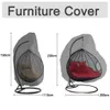 Chair Covers Egg Chair Cover Furniture Protector Against Rust Durable Anti-UV Windproof Hanging Swing for Garden Families Friends 231117