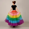 Petticoats 1 -metrowy petticoat Big Wing Bonless Bride Wedding Multicolour Underskirt spódnica