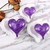 راتنج مجوهرات العفن 3D الماس Love Heart على شكل قلب UV الايبوكسي لأدوات صنع المجوهرات إكسسوارات مجوهرات أدوات الجودة مجوهرات عالية الجودة