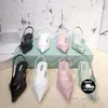 Sapatos sociais de luxo femininos mocassins de grife salto alto com bico fino oferta especial premium com