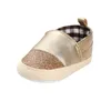 Chaussures de sport pour bébé en cuir pour bébé Semelle souple antidérapante Tout-petit Premiers marcheurs Slip-on Pre-Walker Casual