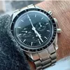 Relógios de designer clássico completo cronógrafo parar segunda mãos homens relógio de luxo esportes mestre relógios quartzo movimento oroiogio montre de luxe nato relógio de pulso asdg