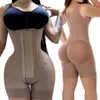 Women's Shapers Fajas Colombianas Post Liposuction Reductoras Postpartum Girdle Stage 2 BBL Tummy Tucker Full Body Sculpting Shapewear 230418