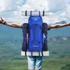 Mochila 75l Campo de camping backpack escalando bolsas turísticas viajando mochila de nylon à prova d'água de camping ao ar livre Mulheres 230418