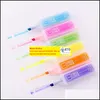 Highlighters كتابة اللوازم المكتب School Business Industrial و Triangle Triangle Fluorescent Set Student Marker Wheat ST Adverti