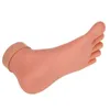 Valse nagels voetoefening nageltraining nep handmodel manicure mannequin tool siliconen display links acryl rekwisieten voeten grapgereedschap