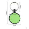 Dog Tag Id Card De Qualité Alimentaire Sile Pet Tag Porte-clés Diy Round Cat And Tags Id Keyring Drop Delivery Home Garden Supplies Dhgarden Dhnpr