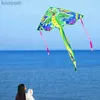 KITE Accessories Gratis frakt Dragon -drakar Flying Toys For Kids -drakar String Line Eagle Kite Factory Wind Sues for Children Parachute SportsL231118