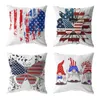 Kuddfodral Body Pillows 4PC Butterfly Independence Day Kuddväskor vardagsrummet Soffa sovrumsdekorationskuddar