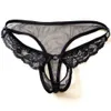 Mens Hole Underwear Open Crotch Sexy G String Erotic Lace T Back Thong Male Underpants Gay