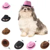 Dog Apparel Funny Pet caps Costume Apparel Accessories Cowboy Hats with Adjustable Elastic Chin Strap hat LT358