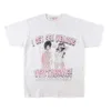 قمصان الصيف Tees قصيرة الأكمام Tee Vertabrae Sex Gril Print Toprior Tops Cotton Hip Hop Tee Tee