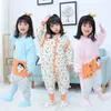 Sacos de dormir Inverno Algodão Bebê Dos Desenhos Animados Saco de Dormir Com Perna Engrossar Manga Longa Romper Sleep Sack Born Wearable Cobertor Conjunto de Cama 231118