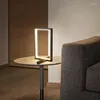 Lâmpadas de mesa Minimalismo retângulo LED LED de lâmpada de mesa Reading Light nórdica lustres de iluminação simples lustres