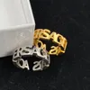 2023 NOUVEAU RING de créateurs de marque de luxe Medusa Letter Ring Couple Ring Premium Fashion Ring QIXI Cadeau d'anniversaire pour les hommes