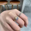 Solitaire Ring 2023 Summer Women Fashion Sun Moon Star Rings Set Elegant Temperament Sparkling Finger Party Jewelry Accessories Gift 231117