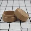 Jewelry Boxes Beech Round Ring Box Earring Necklace Packaging Storage Portable Drop Delivery Display Dhgarden Dhnty