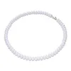 Collares colgantes Dainashi 925 plata esterlina AAAA 8-9 mm cuentas de pan blanco collar de perlas de agua dulce cadena fino regalo para mujeres 40 cm 45 cm 50 cm231118