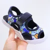 Kinderschuhe Sneaker Blockabsatz Sandalen Designer Wrap Toes Sandalen Kinderschuhe Sandalen Casual Frühling Jungen Mädchen süße Turnschuhe Kleinkinder Baby 85le #