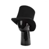 Berets Chic Winter Britain Wool Felt High-top Magic Performance Cap Fashion Formal Casual Warm Presidential Hat