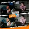 Flash Heads Mobile Phone LED Light With Sturdy Clip Live Broadcast Selfie On Computer Fill Video Conference Fill in 231117