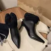 Botas produtos recomendados para dedo do pé apontado tornozelo moda estilete de couro