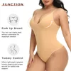 Taille Tummy Shaper Pantalon en forme de bas du dos sans couture pour femmes vêtements ajustés contrôle abdominal façonnant push up corset sous-vêtements respirant et 231117