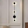 Wall Lamps Nordic Minimalist Line Lamp Personality Living Room Background Long Strip Of Art Deco Internet Bedroom Bedside