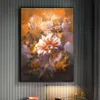 Abstracte aquarel bloemen olieverfschilderij плакаты en prints wall art pictures voor woonkamer home