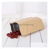 Sacs d'emballage Kraft Paper Stand Up Sac Sac marron auto-phoque