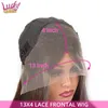 Synthetic Wigs Ombre Blonde 13X4 Transparent Lace Front Human Hair Wig Brown Root Glueless Body Wave Ash 5X5 Closure Pre Plucked 231113