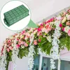 Fleurs décoratives 2 pièces Cage en mousse florale supports de fleurs rectangulaires secs et humides pour les décorations de jardin de maison de mariage frais