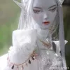 Куклы JOYBJD Nimun 1/4 BJD Кукла Half Sleep Elf Ear Белая, как снег, бабочка, фея, полный комплект, подарок из смолы для девочек, шарнирная кукла 231118