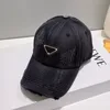 Designer Baseball Cap Metal Regulowane bawełniane bawełniane czapki ochrona przed słońcem kapelusz z klasycznym wzorem literowym 6 kolorami