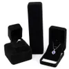 Cajas de joyería Caja de anillo Colgante Collar Organizador de regalo Almacenamiento de boda Pulsera Pantalla de terciopelo 231117
