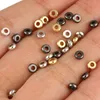 4 6 8mm Edelstahl Charme Spacer Perlen flach runde losen Perlen DIY Armband Radperle für Schmuck Making Accessoires Schmuck Makingjewelry Erkenntnisse