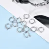 10 pièces crochets de boucle d'oreille en acier inoxydable avec boucle or câlin tige d'oreille ronde avec anneau de saut ouvert pour bricolage fabrication de bijoux composants fabrication de bijouxrésultats de bijoux