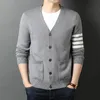 Men's Sweaters Top Grade Autum Winter Brand Fashion Knitted Men Cardigan Sweater Black Korean Casual Coats Jacket Mens Clothing M3XL 231117