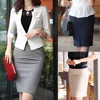 Skirts Women Short Suit Skirts Work Wear Formal Office Ladies Fashion Spring Summer Slim Bodycon Pencil Party Skirt Black Blue 230418