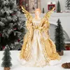 Dekoracje świąteczne 16 "Angel Christmas Angel Doll Figurine Figurina Ozdoby świąteczne rzemiosła ze skrzydłem domowe Dekoracje Natal Dekreacje świąteczne 231117